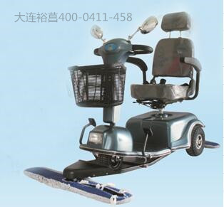 2018清潔設(shè)備車站用電動塵推車駕駛式價格
