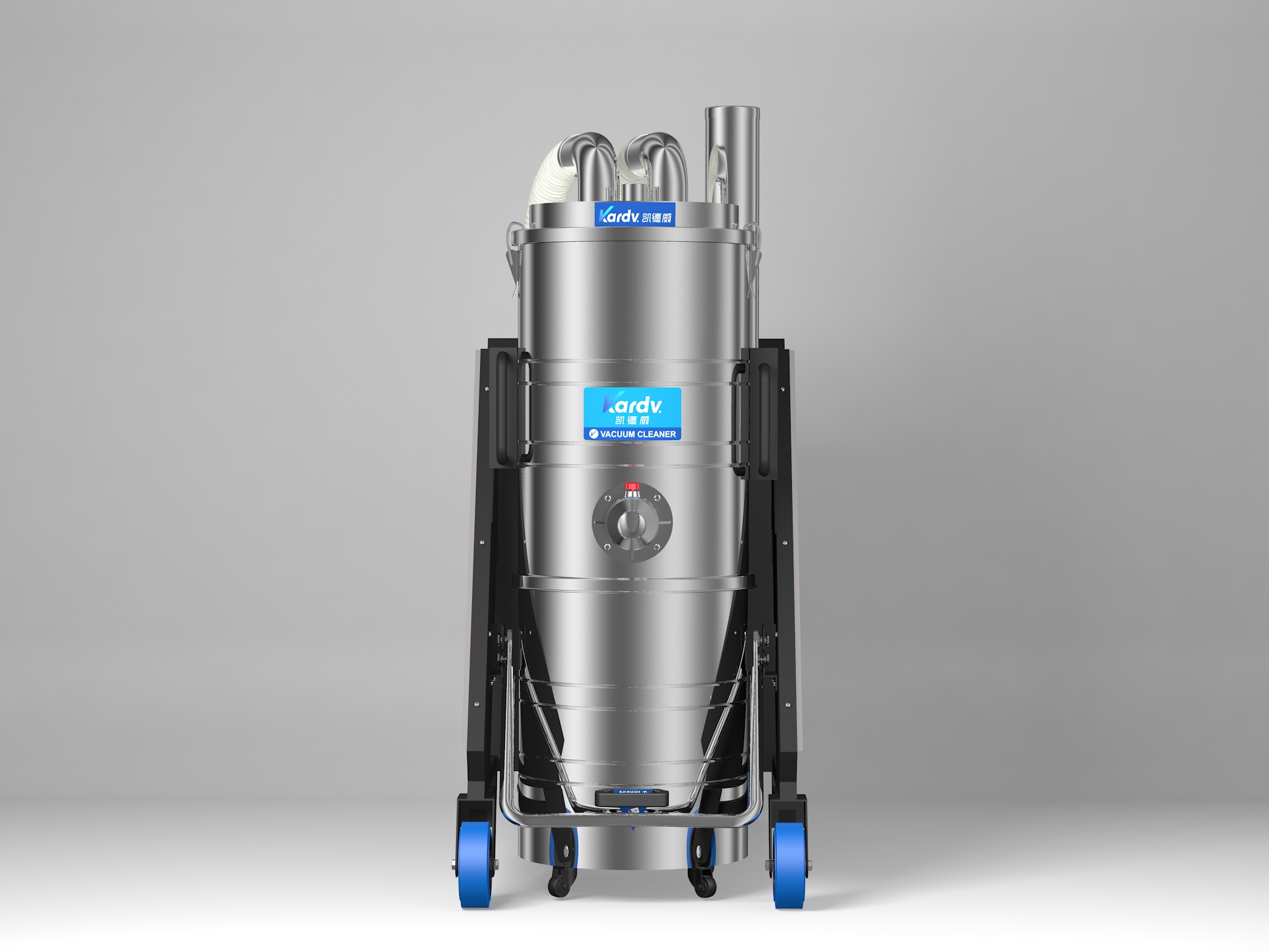 凱德威大功率大容量水泥廠用工業(yè)吸塵器細(xì)粉塵終于可以吸干凈不堵